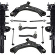 Front Struts Control Arms Tie Rods Links For Mazda 3 2019-22 All Wheel Drive