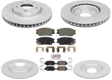Coated Brake Disc Rotors Brake Pads for KIA Soul Naturally Aspirated 2023-2024