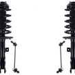 Front Complete Struts & Links For Jeep Compass 2012 2016 2017 Front Wheel Drive