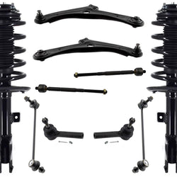 Front Struts Control Arms Tie Rods Links For Compass 2012-2017 4WD Manual Trans