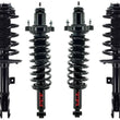 Front & Rear Complete Struts For Jeep Compass 2012 2015 2017 Front Wheel Drive