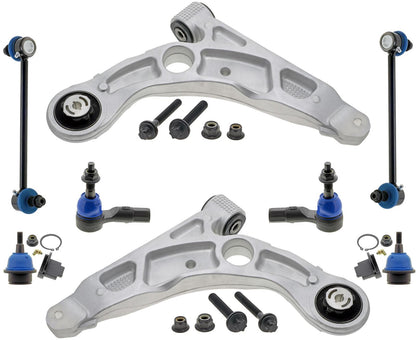 Mevotech Lower Control Arms Tie Rods & Links For Cherokee 19-23 All Wheel Drive