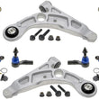 Mevotech Lower Control Arms Tie Rods & Links For Cherokee 19-23 Frnt Whel Drive