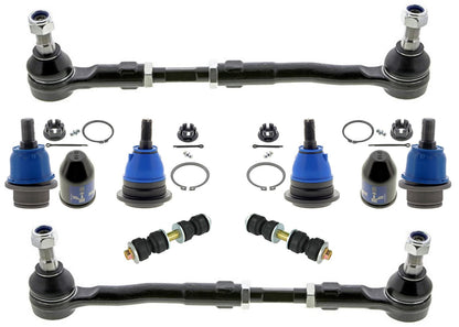 Front Inner Outer Tie Rods Ball Joints Sway Bar Lnk For Nissan NV1500 2012-2021