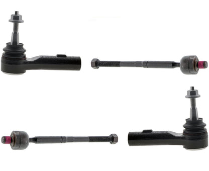 Mevotech Front Inner Outer Tie Rods For Mustang 5.2L 2015 2016 2017 2018 2022