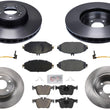 Front & Rear Disc Brake Rotors Pads for Mercedes Benz Base C300 2017-2018