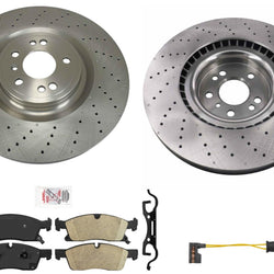 Sport Package Disc Brake Rotor Ceramic Pad For Mercedes Benz GLE400 16-19 375MM