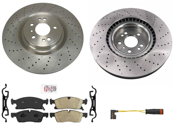 Sport Package Disc Brake Rotor Ceramic Pad For Mercedes Benz GLE400 16-19 375MM