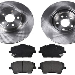 322MM Front Disc Brake Rotors Ceramic Pads For Volvo XC40 Hybrid 2019 2022 2025