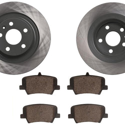 302MM Rrear Disc Brake Rotors Ceramic Pads For Volvo XC40 Hybrid 2019 2022 2025