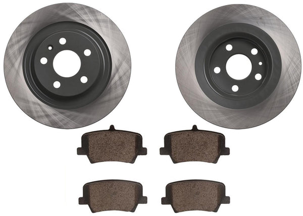 302MM Rrear Disc Brake Rotors Ceramic Pads For Volvo XC40 Hybrid 2019 2022 2025