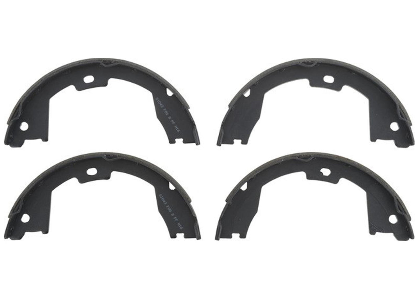 Parking-Emergency Brake Shoes Set for Ford F250 F350 Super Duty 2023 2024 2025