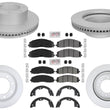Front & Rear Disc Brake Rotors Pads for 4x4 4WD Ford F250 Super Duty 2023-2025