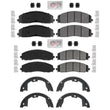 ASD Fleet Duty Semi Metallic Disc Brake Pads for Ford F250 Super Duty 2023-2025