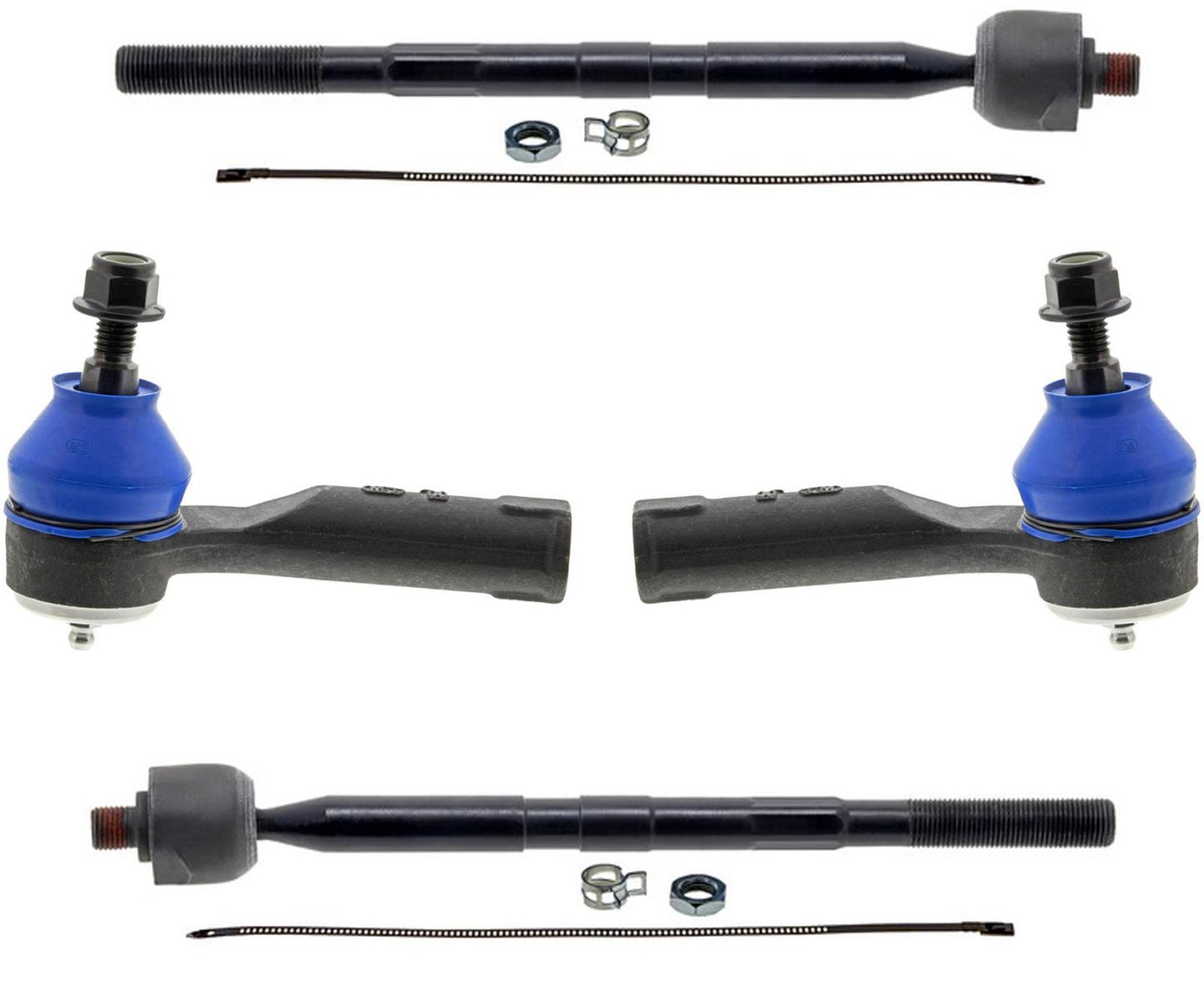 Mevotech Front Inner & Outer Tie Rods For Ford Transit Connect 2020 2022 2023
