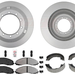 Disc Brake Rotors Brake Pads & Shoes for Ford F450 F550 Super Duty 2023-2024