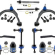 Front Control Arms W/ Ball Joints Tie Rods & Links For F-150 Raptor 2017-2020