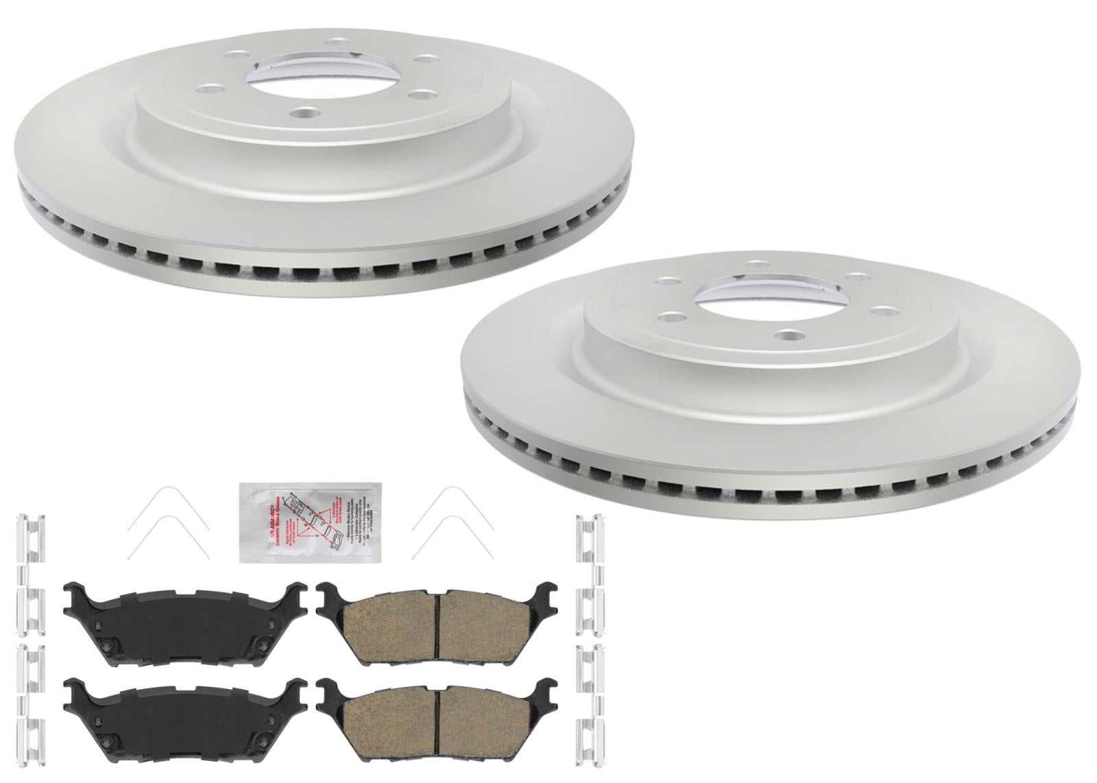 Rear Disc Brake Rotors Disc Brake Pads For Ford F-150 Lighting 2022 2023 2024