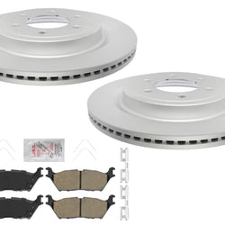 Rear Disc Brake Rotors Disc Brake Pads For Ford F-150 Lighting 2022 2023 2024