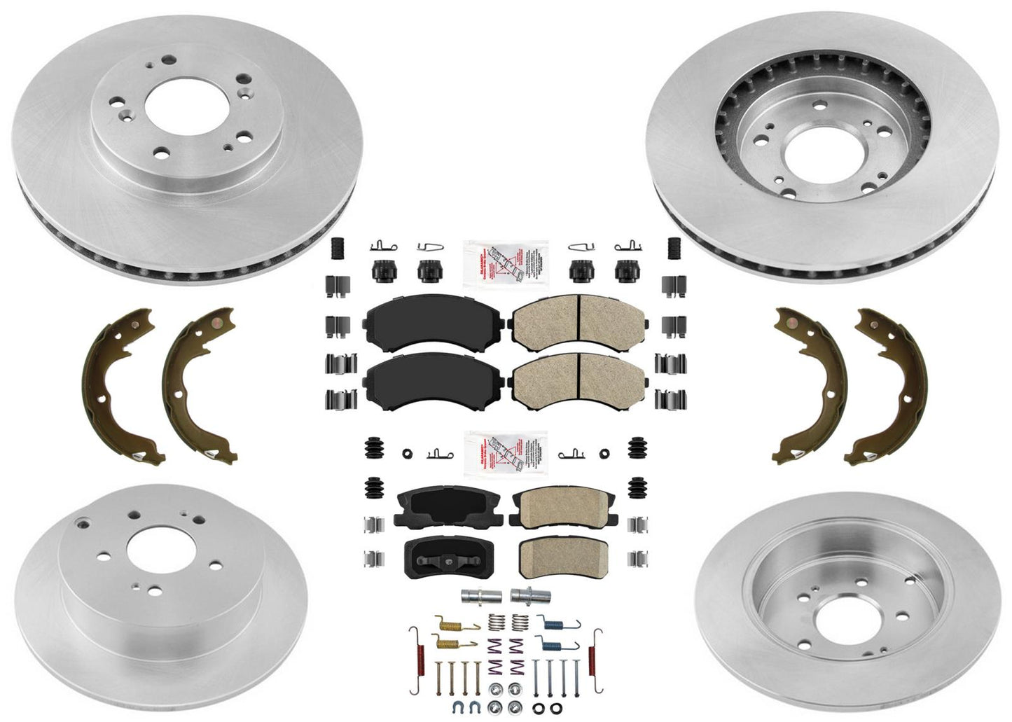 Disc Brake Rotors Brake Pads Parking Shoe for Mitsubishi Endeavor 2004 2008 2011