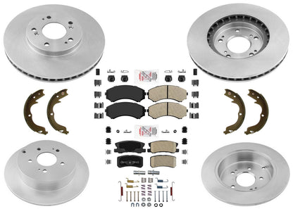 Disc Brake Rotors Brake Pads Parking Shoe for Mitsubishi Endeavor 2004 2008 2011