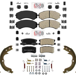 Front Rear Disc Brake Pads Parking Shoe for Mitsubishi Endeavor 2004 2008 2011