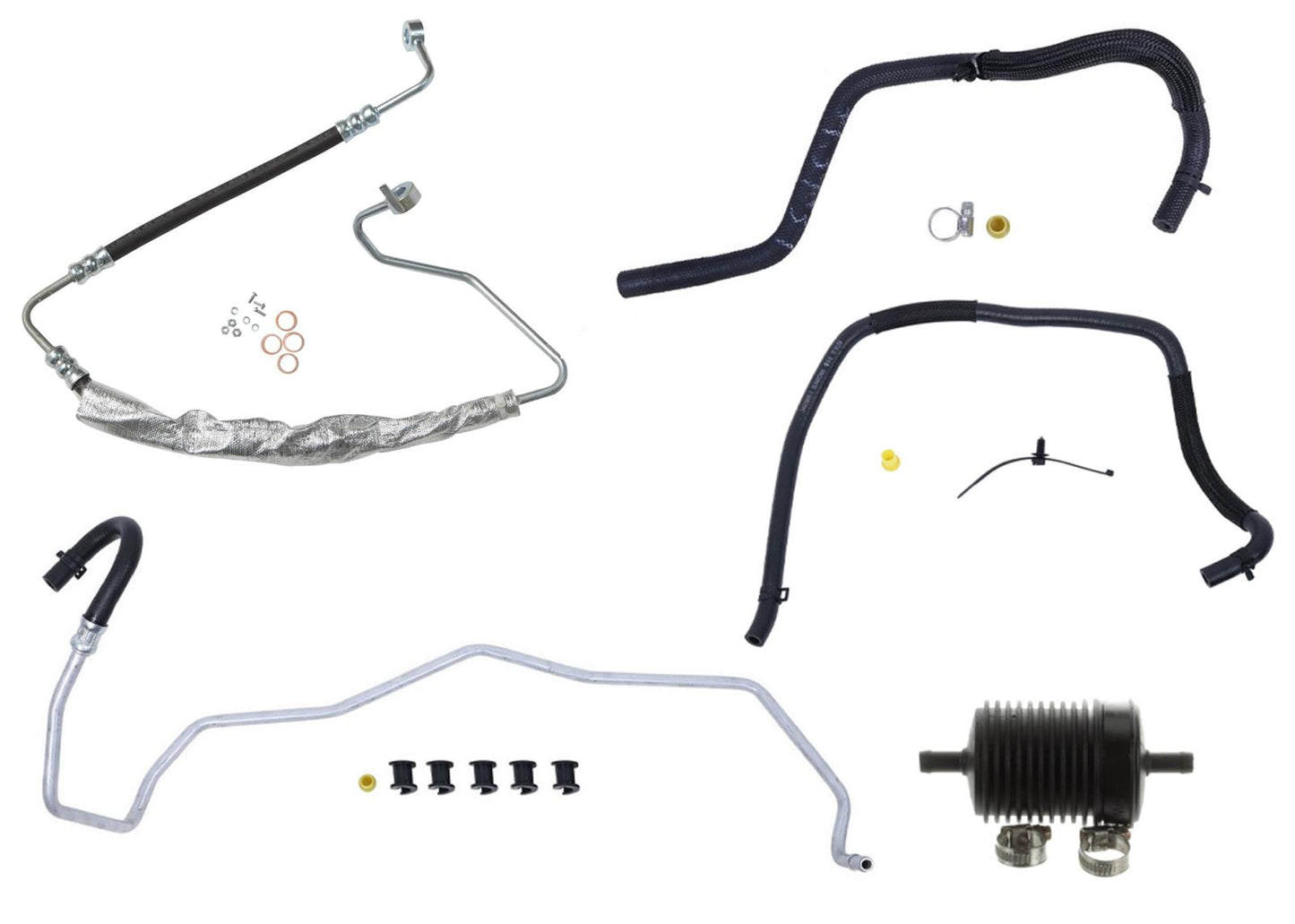 Power Steering Pressure Hose Tube for Ford Fusion 2006 2007 2009 Front Wheel Dv
