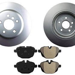 Rear 330MM Disc Brake Rotors & Brake Pads for BMW X3 2018 2019 2020 2021 2022