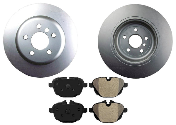 Rear 330MM Disc Brake Rotors & Brake Pads for BMW X3 2018 2019 2020 2021 2022