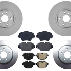 Front & Rear Disc Brake Rotors Disc Brake Pads for BMW X3 2018-2022 330MM Rotor