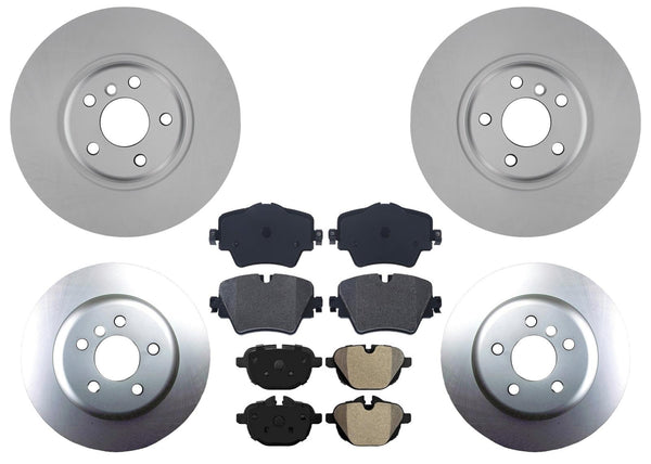 Front & Rear Disc Brake Rotors Disc Brake Pads for BMW X3 2018-2022 330MM Rotor
