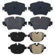 Front & Rear Ceramic Disc Brake Pads for BMW X3 2018-2022 330MM Rotor