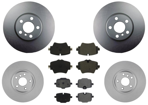 F&R Disc Brake Rotors Disc Brake Pads for BMW M Sport X3 2018-2022 348MM Rotor