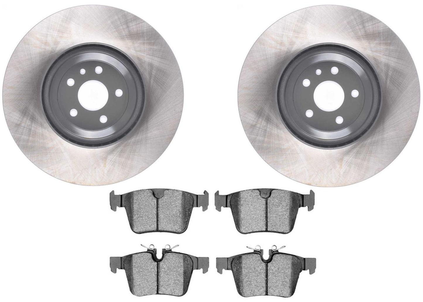Rear Vented Disc Brake Rotors Pads for Land Rover Discovery Sport 2020-2025