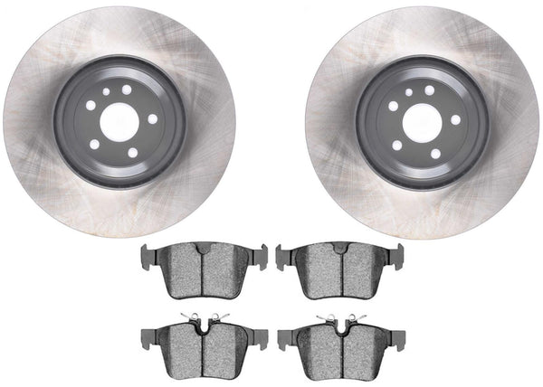 Rear Vented Disc Brake Rotors Pads for Land Rover Discovery Sport 2020-2024