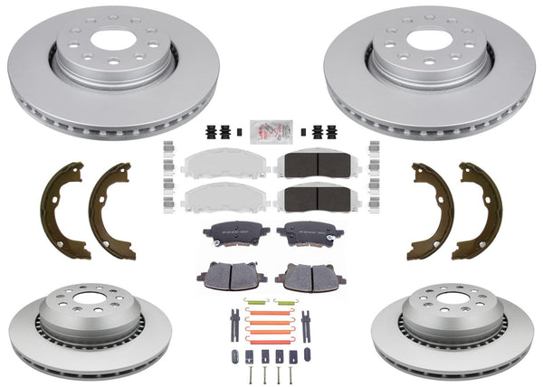 Disc Brake Rotors Galvanized Brake Pads For Jeep Gladiator 2021 2022 2023 2024