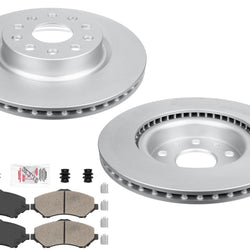 Front Coated Brake Rotors & Pads for Jeep Wrangler 2018-2024 RPO BRY 328MM Rear