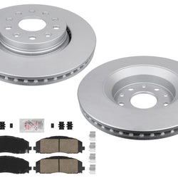 Front Disc Brake Rotors & Pads For Jeep Wrangler 2018-2024 BR2 BR6 342mm Rear