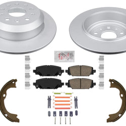 328MM Rear Coated Brake Rotors Brake Pads for Jeep Wrangler 2018-2024 RPO BRY