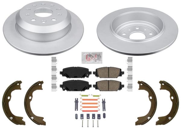 328MM Rear Coated Brake Rotors Brake Pads for Jeep Wrangler 2018-2024 RPO BRY