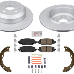 342mm Rear Disc Brake Rotors & Pads For Jeep Wrangler 2018 2020 2024 BR2 BR6