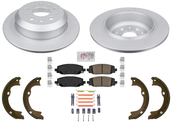 342mm Rear Disc Brake Rotors & Pads For Jeep Wrangler 2018 2020 2024 BR2 BR6