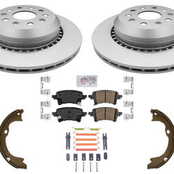 Rear Disc Brake Rotors Galvanized Brake Pads For Jeep Gladiator 2021 2023 2024