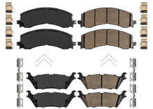Front Rear Galvanized Disc Brake Pad Set for Ford Bronco Raptor 2022 2023 2024