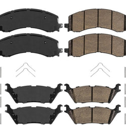 Front Rear Galvanized Disc Brake Pad Set for Ford Bronco Raptor 2022 2023 2024