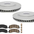 Front Coated Disc Rotors Galvanized Brake Pad for Ford Bronco Raptor 2022-2024
