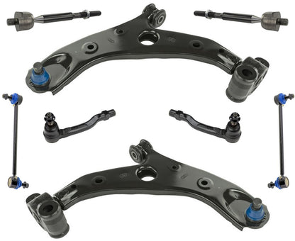 Mevotech Front Lower Control Arms Tie Rods & Links For Mazda 3 2014 2017 2018