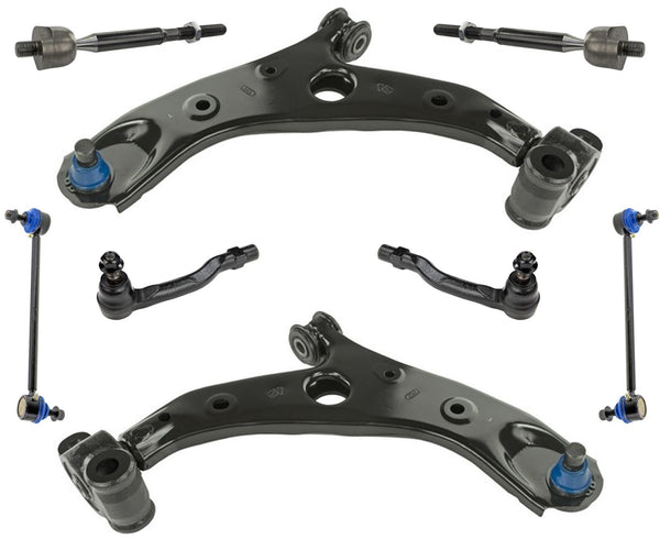Mevotech Front Lower Control Arms Tie Rods & Links For Mazda 3 2014 2017 2018