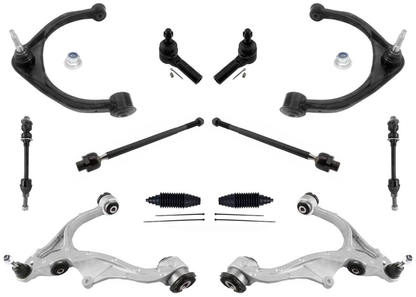 Front Lower Control Arms W Ball Joints Kit For RAM 1500 Pick Up 4x4 2009-2012