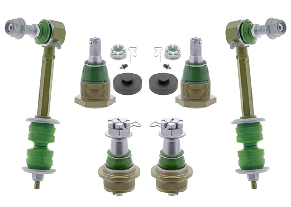 Front Upper Lower Ball Joints Sway Bar Links for Dodge Ram 4500 5500 2008-2021